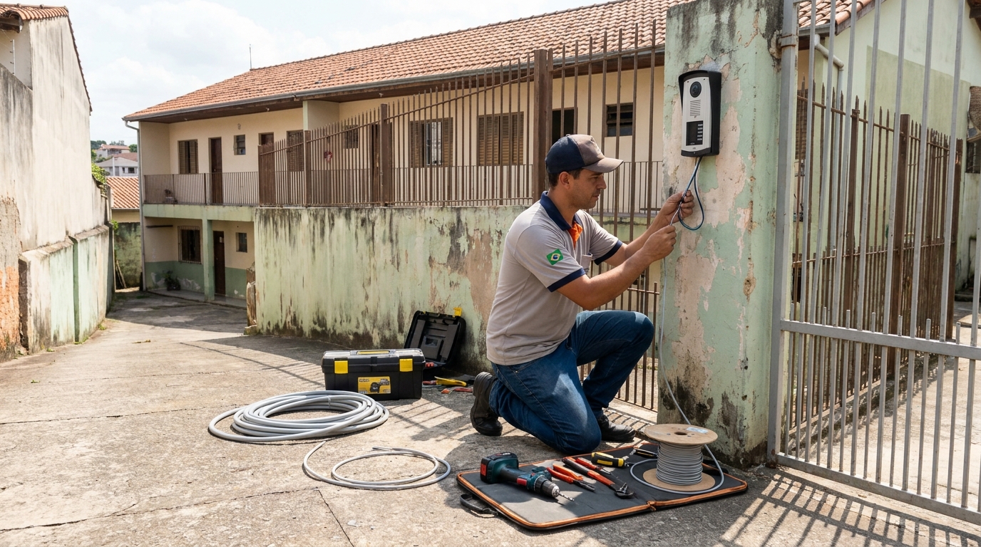 Instalacao de interfone residencial em Contagem‑MG