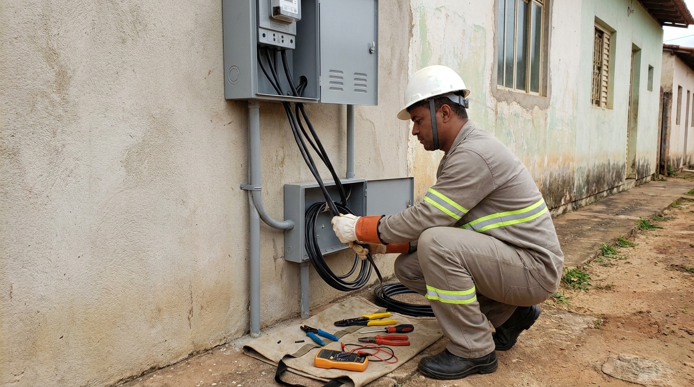 Troca de padrao de energia em Contagem‑MG